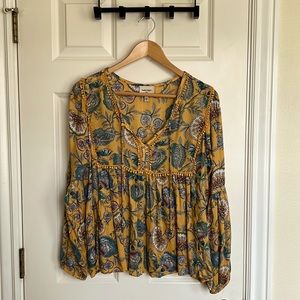 Haute Hippie tribe pheasant top